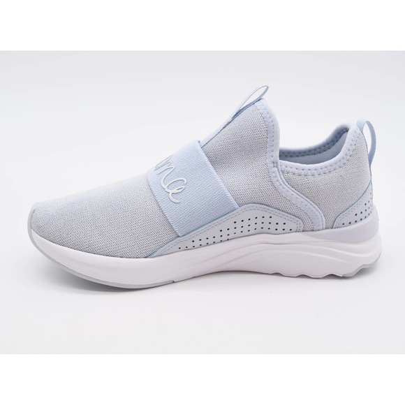 Puma Softride Sophia Shimer Kids 5.5C Slip On Sneakers Silver Mesh Running Shoes - Picture 5 of 10